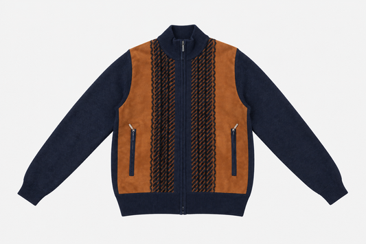 Silversilk Zip Up Sweater