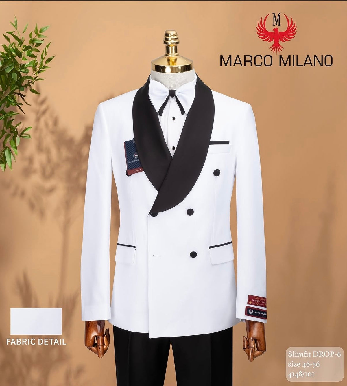 Double Breasted Shawl Lapel Tuxedo